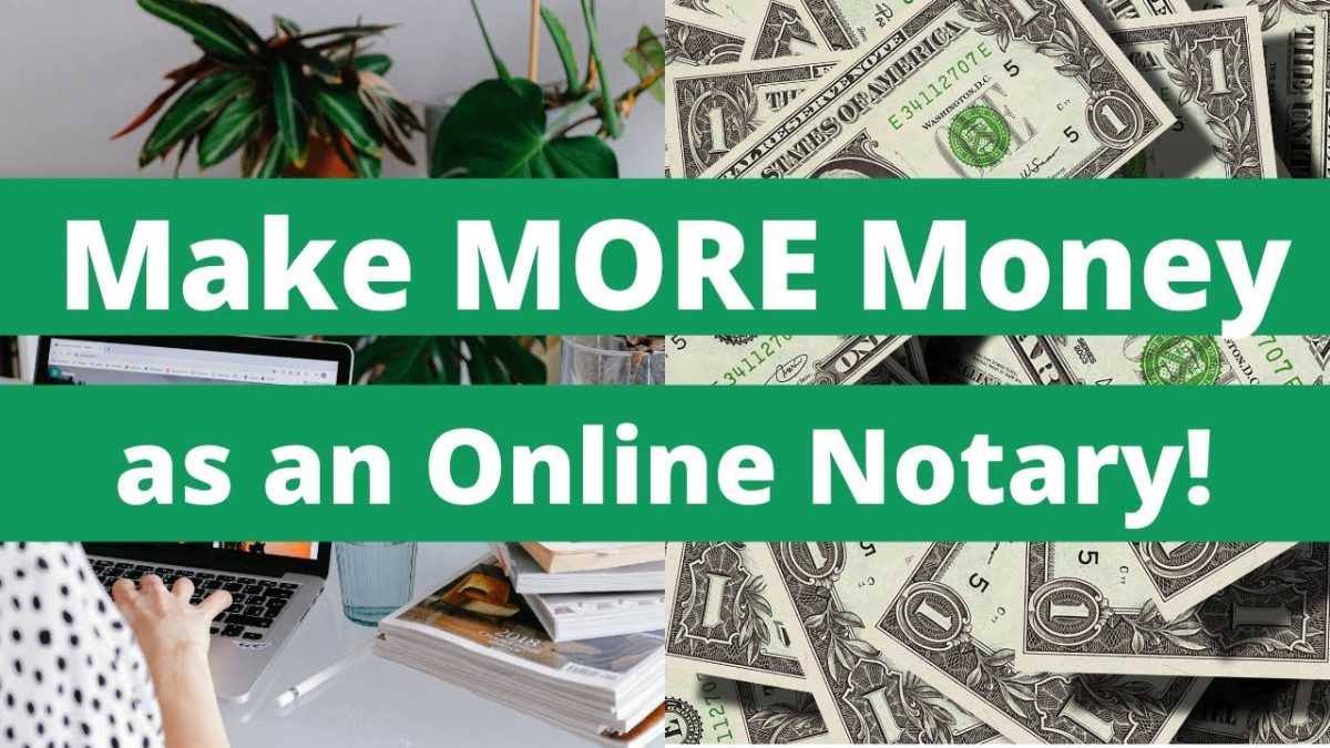 How to Make Money As a Remote Online Notary